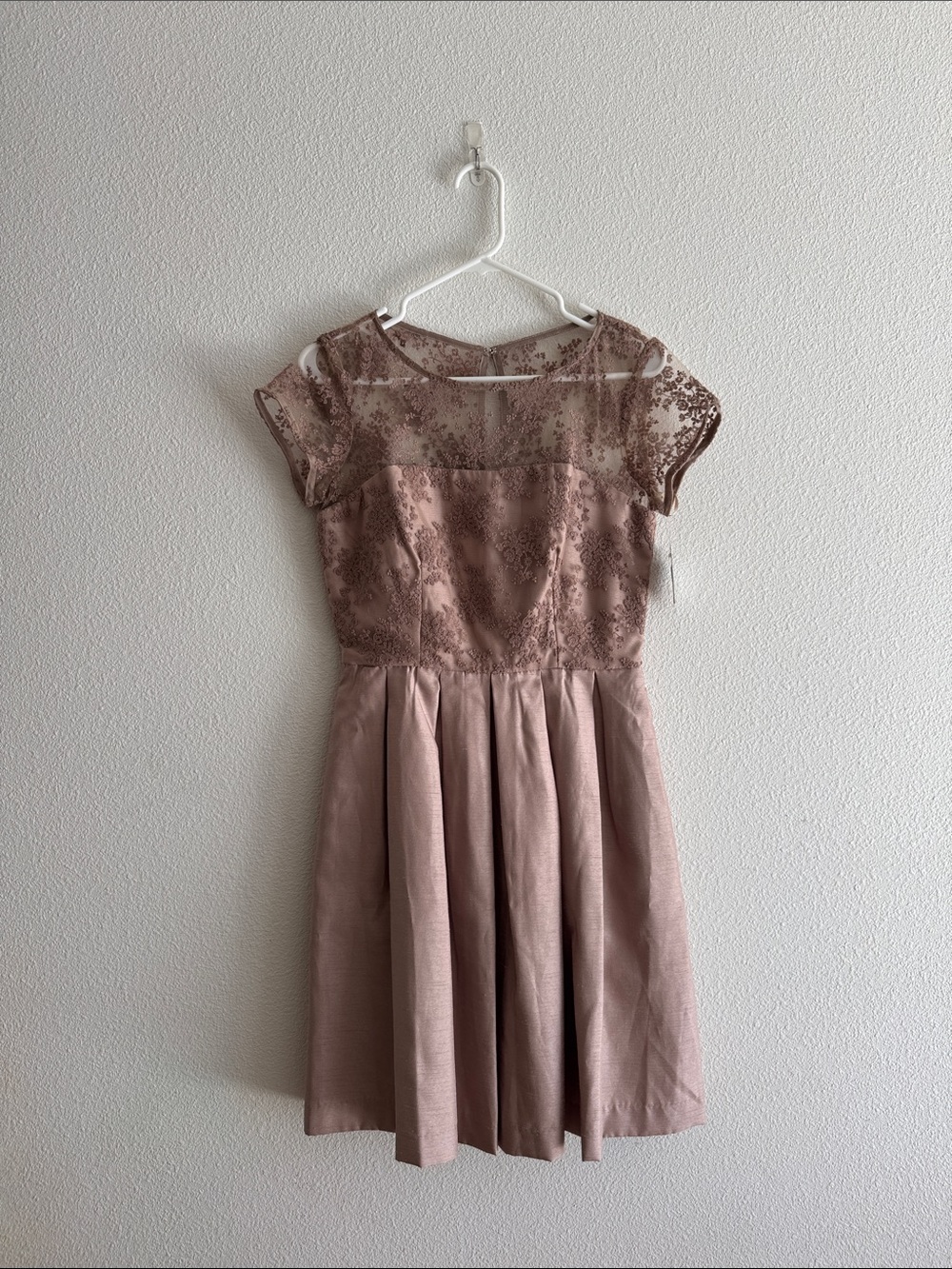 Taylor Lace Overlay Midi Dress